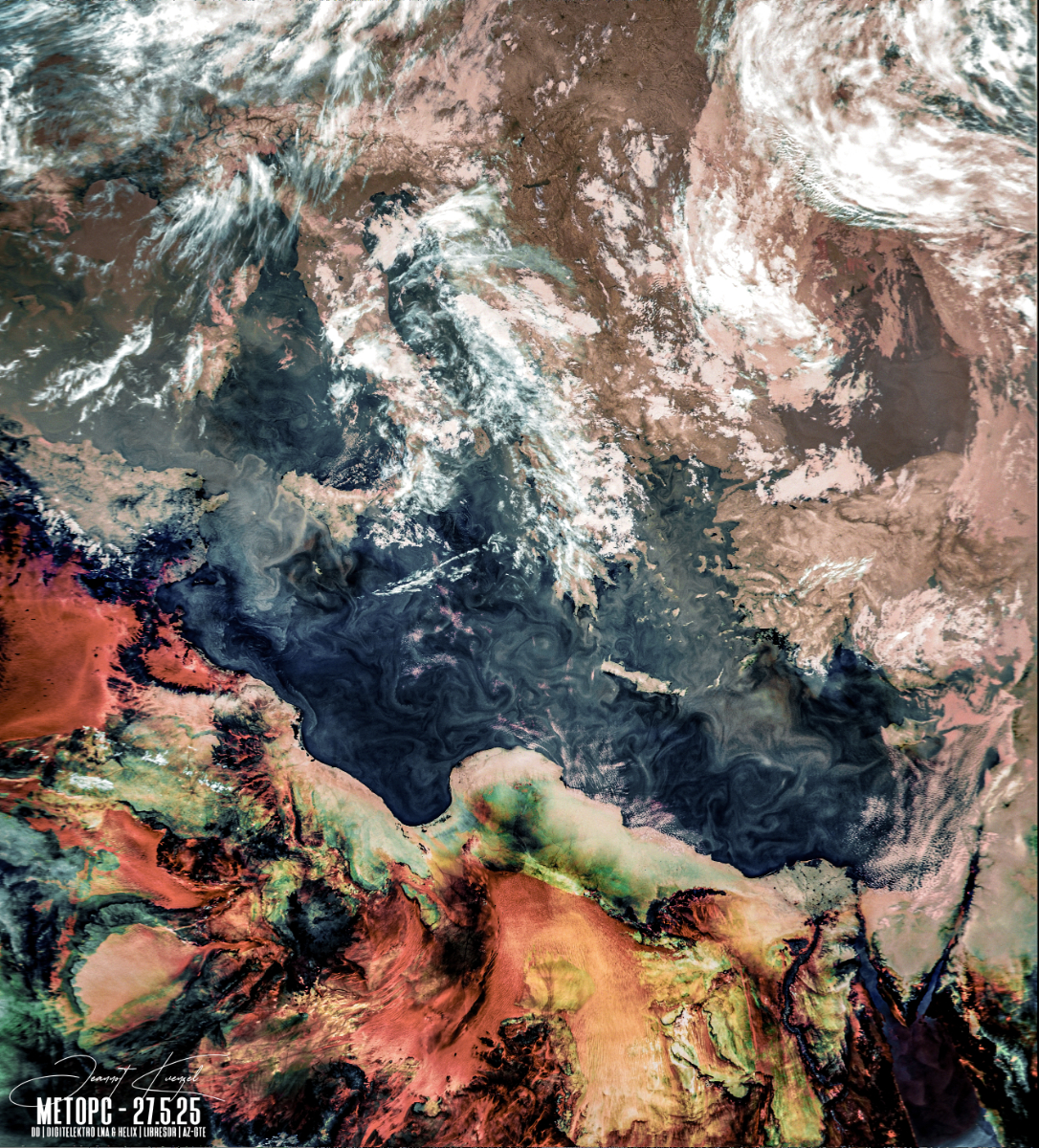 5.25 MetOpC avhrr 3 AVHRR 3b45 IR False Color